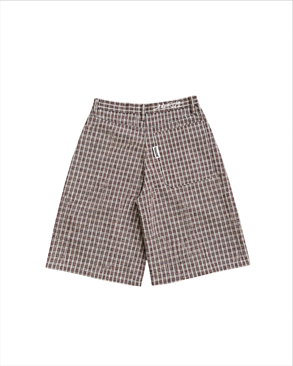 WEST Plaid Long Shorts