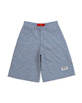 WEST Plaid Long Shorts