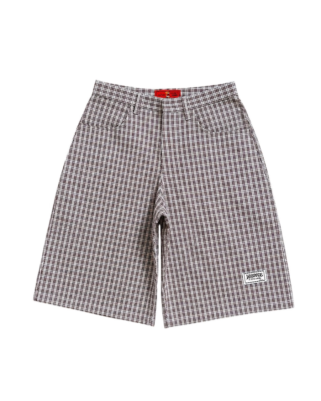 WEST Plaid Long Shorts