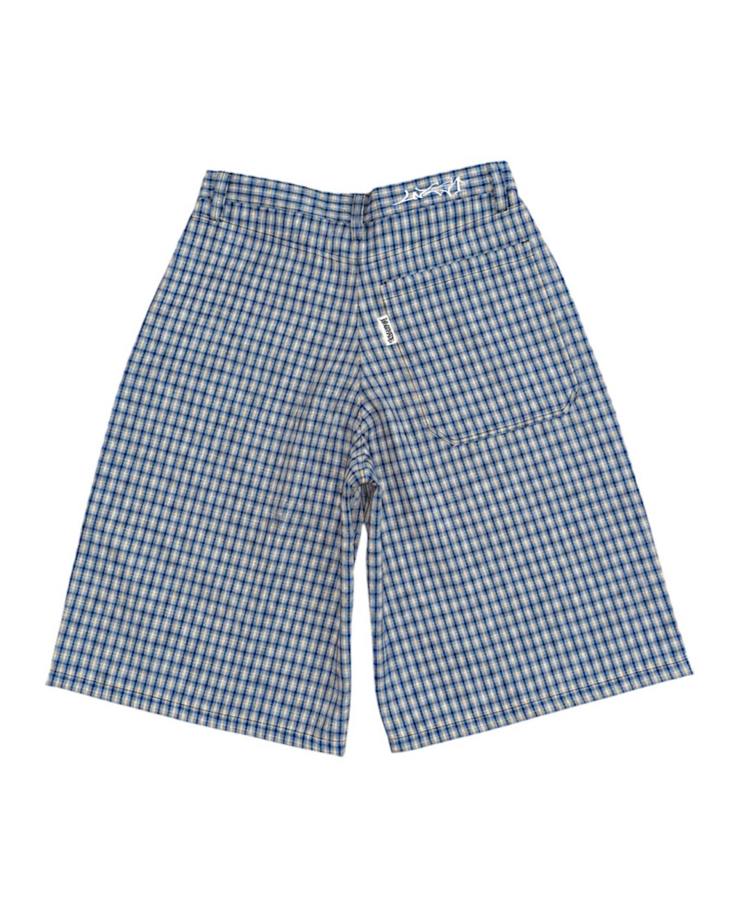 WEST Plaid Long Shorts