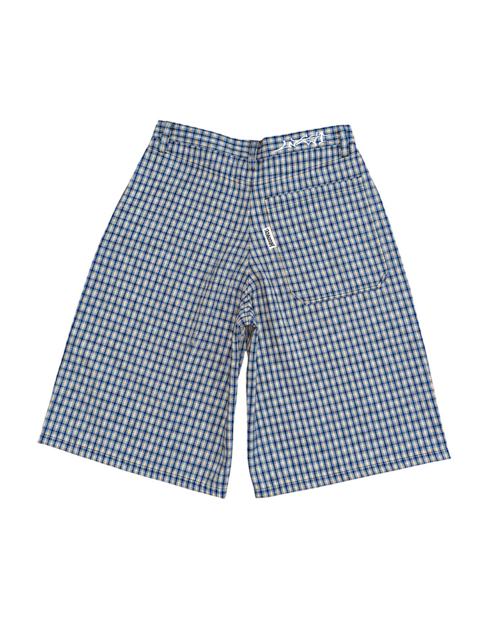 WEST Plaid Long Shorts