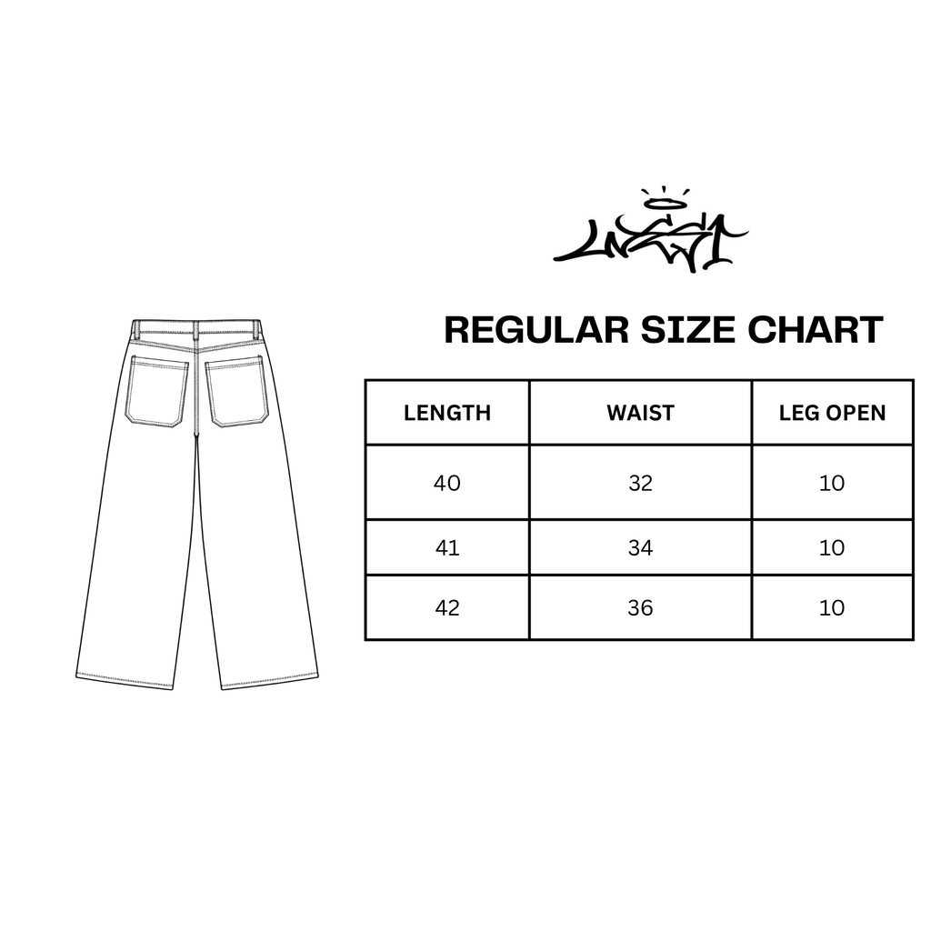 WEST Baggy Denims - Deep Raw Indigo