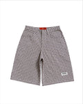 WEST Plaid Long Shorts