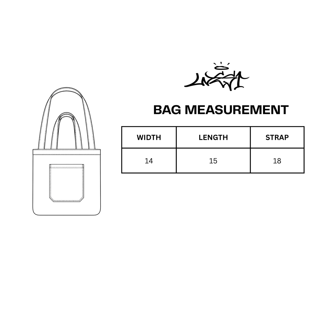 WEST Two Way Tote Bag - Deep Raw Indigo